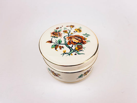 Product image for 'vintage sadler england round ceramic floral pattern keepsake jewellery jar' (view 8629bd)
