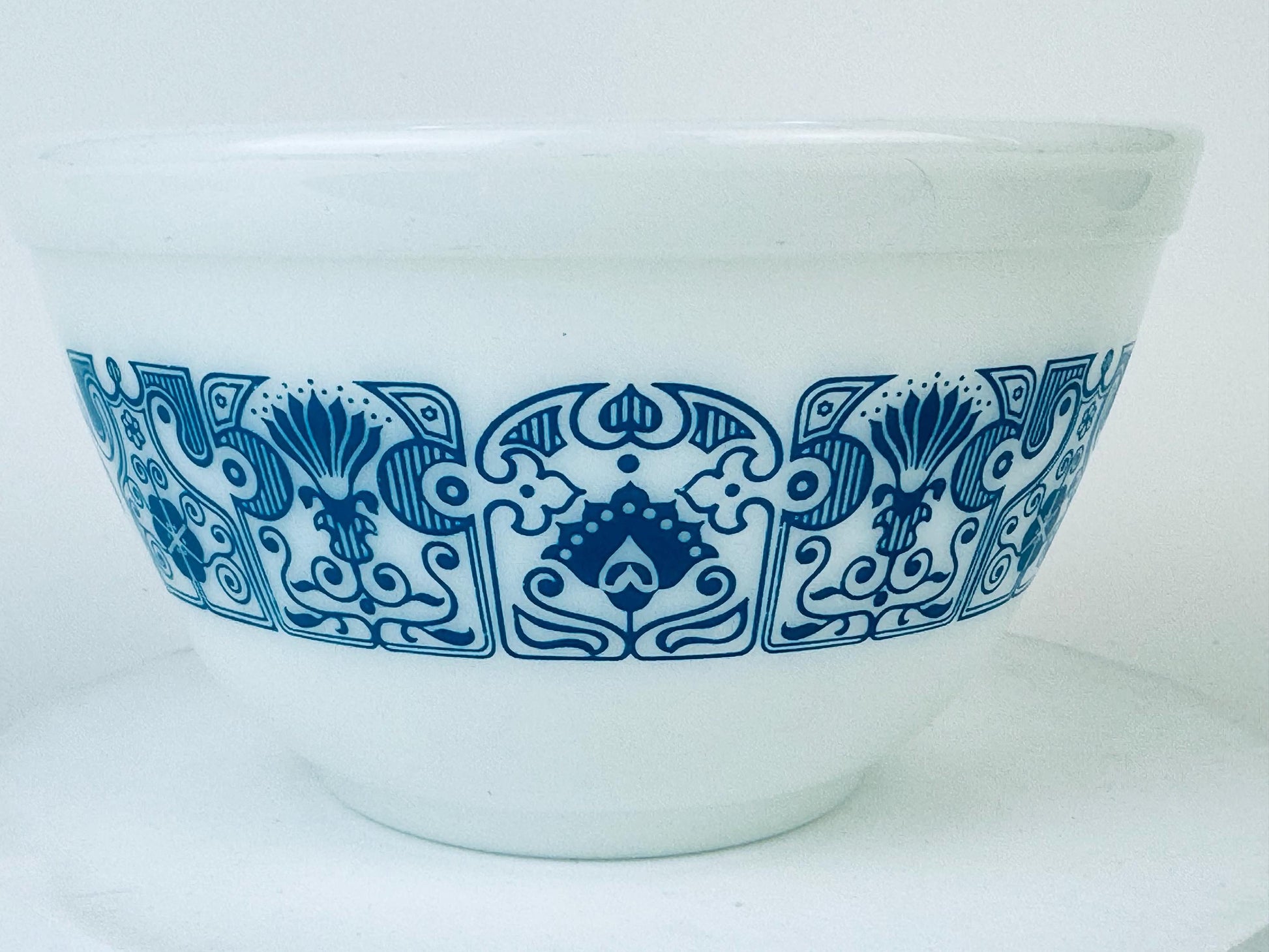 Product image for 'vintage horizon blue pyrex round mixing bowls 401 402 made in usa sold separately' (view f3e7ea)