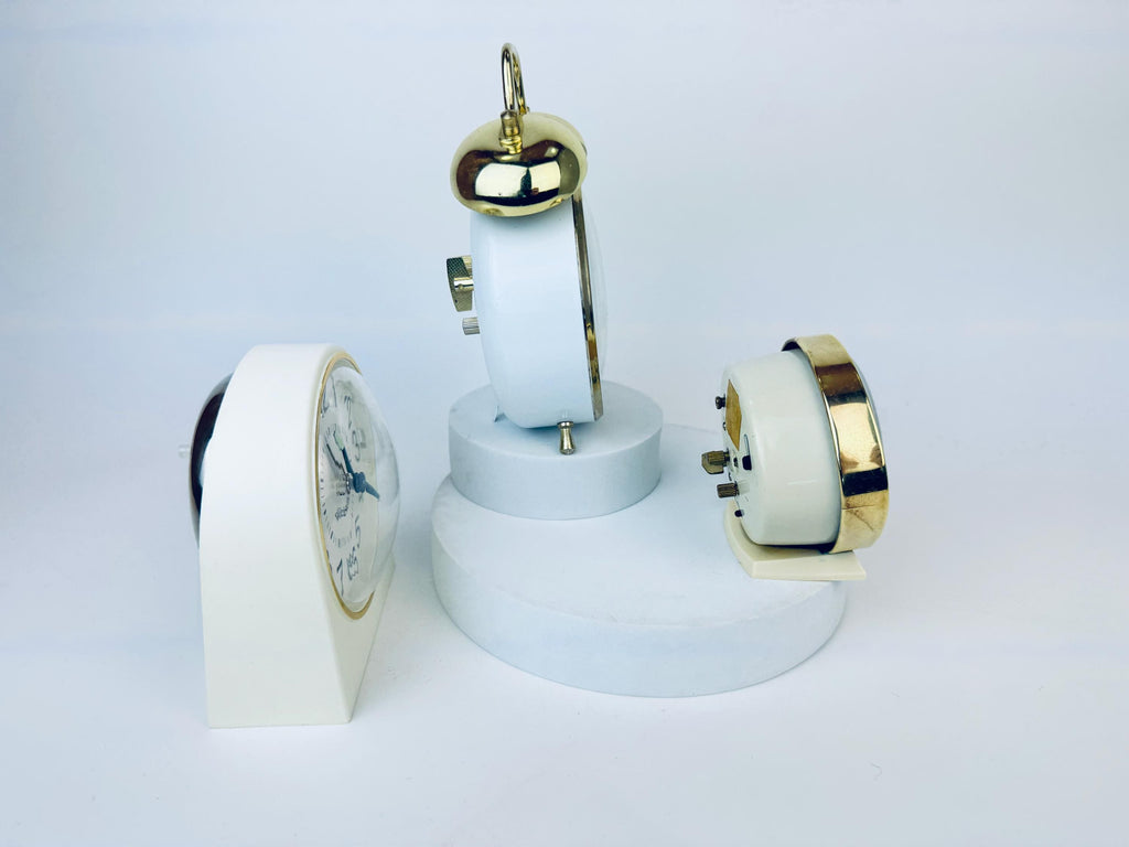 Product image for 'vintage westclox wind up tabletop alarm clocks made in usa canada china clocks sold separately' (view 4d295d)