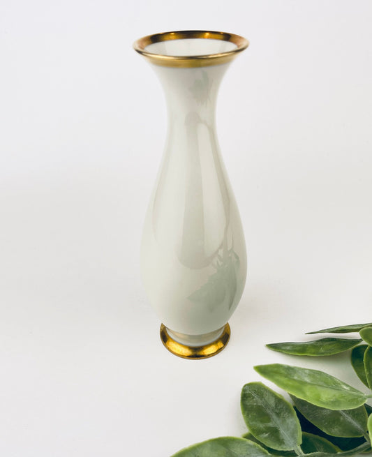 Product image for 'vintage mitterteich bavaria ivory gold vase' (view 738eab)