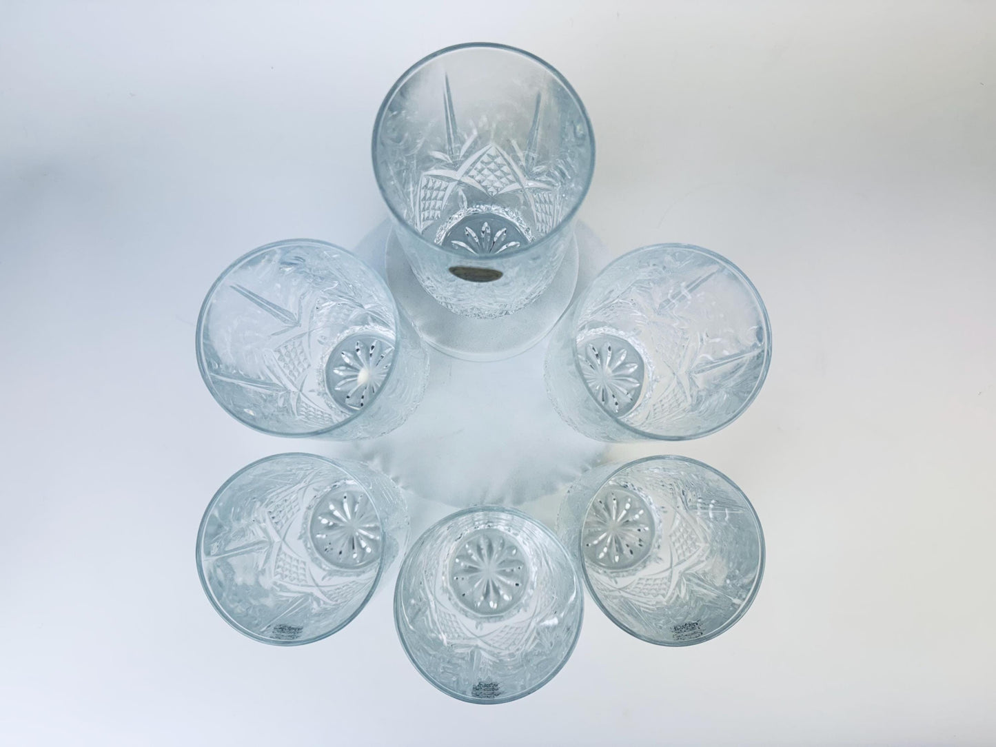 Product image for 'vintage cristal darques garanti crystal high ball glasses fontenay pattern genuine lead crystal 24 made in france' (view c4852d)
