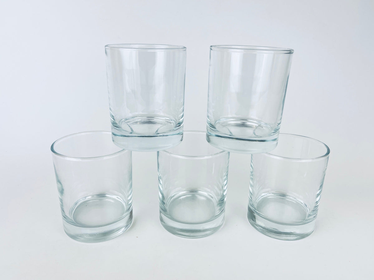 Product image for 'vintage boho woven wicker glass handled cup mugs set of five 5' (view 96f4fa)