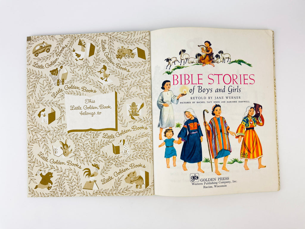 Product image for 'vintage little golden book bible stories for children timeless christian keepsake sold separately' (view f1bb62)