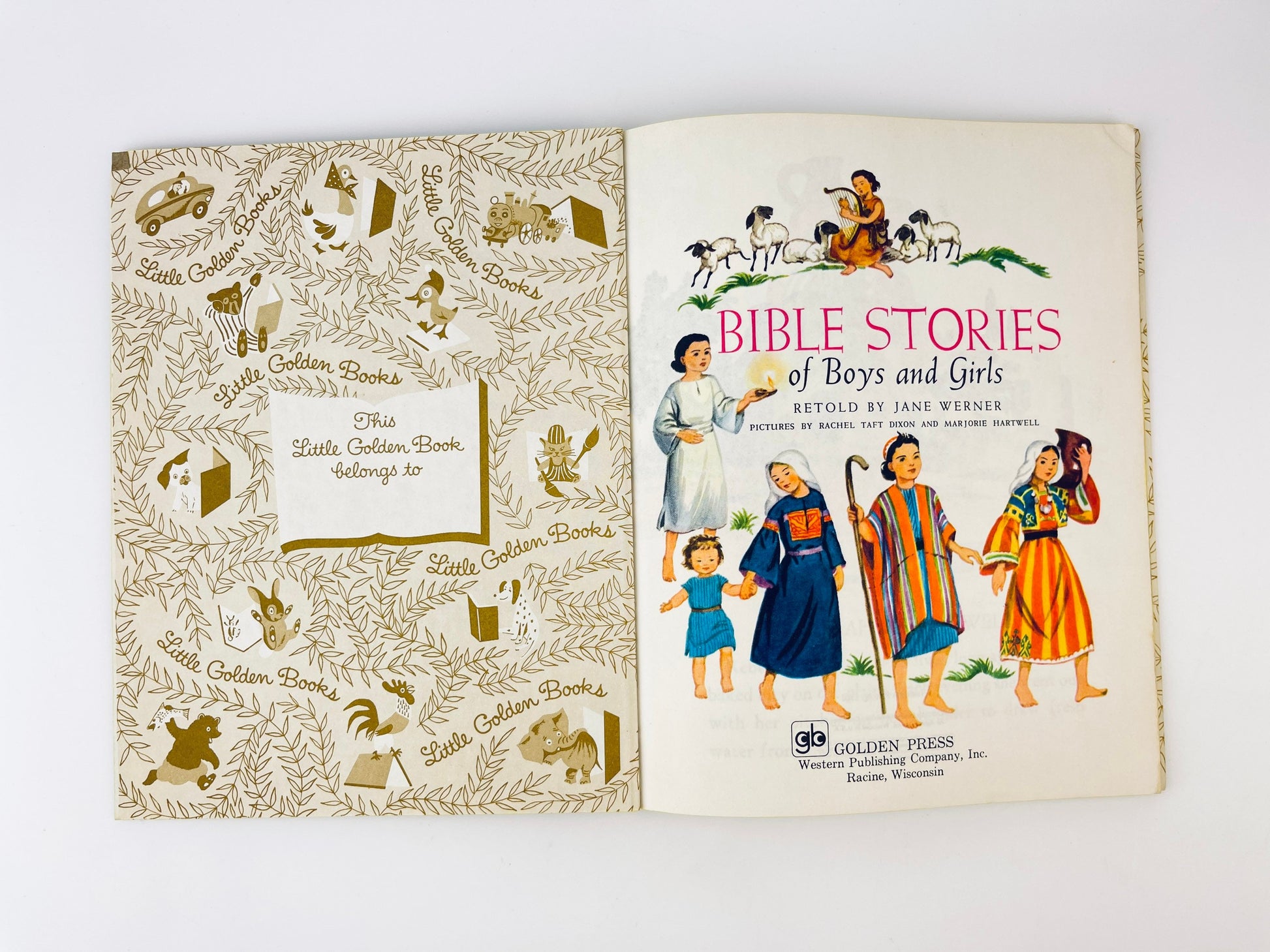 Product image for 'vintage little golden book bible stories for children timeless christian keepsake sold separately' (view f1bb62)