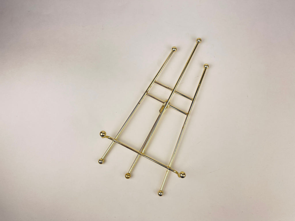 Product image for 'vintage gold collapsible small easel picture sheet music holder' (view 2357c4)