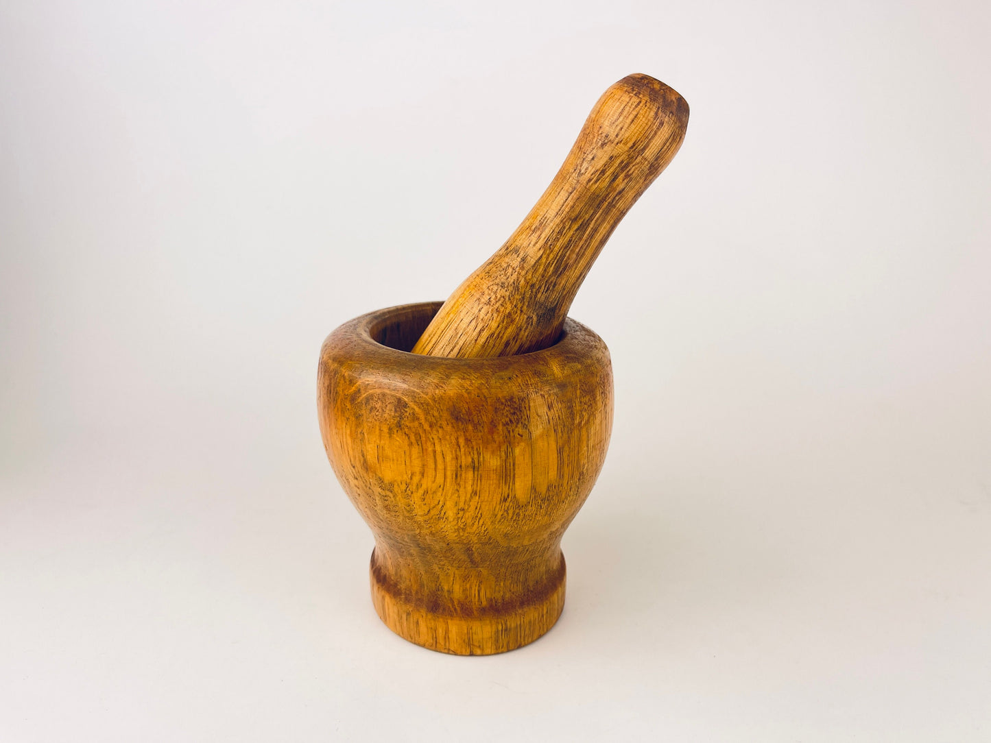 Product image for 'vintage wooden mortar pestle chef kitchen utensil gift' (view c9c0f6)