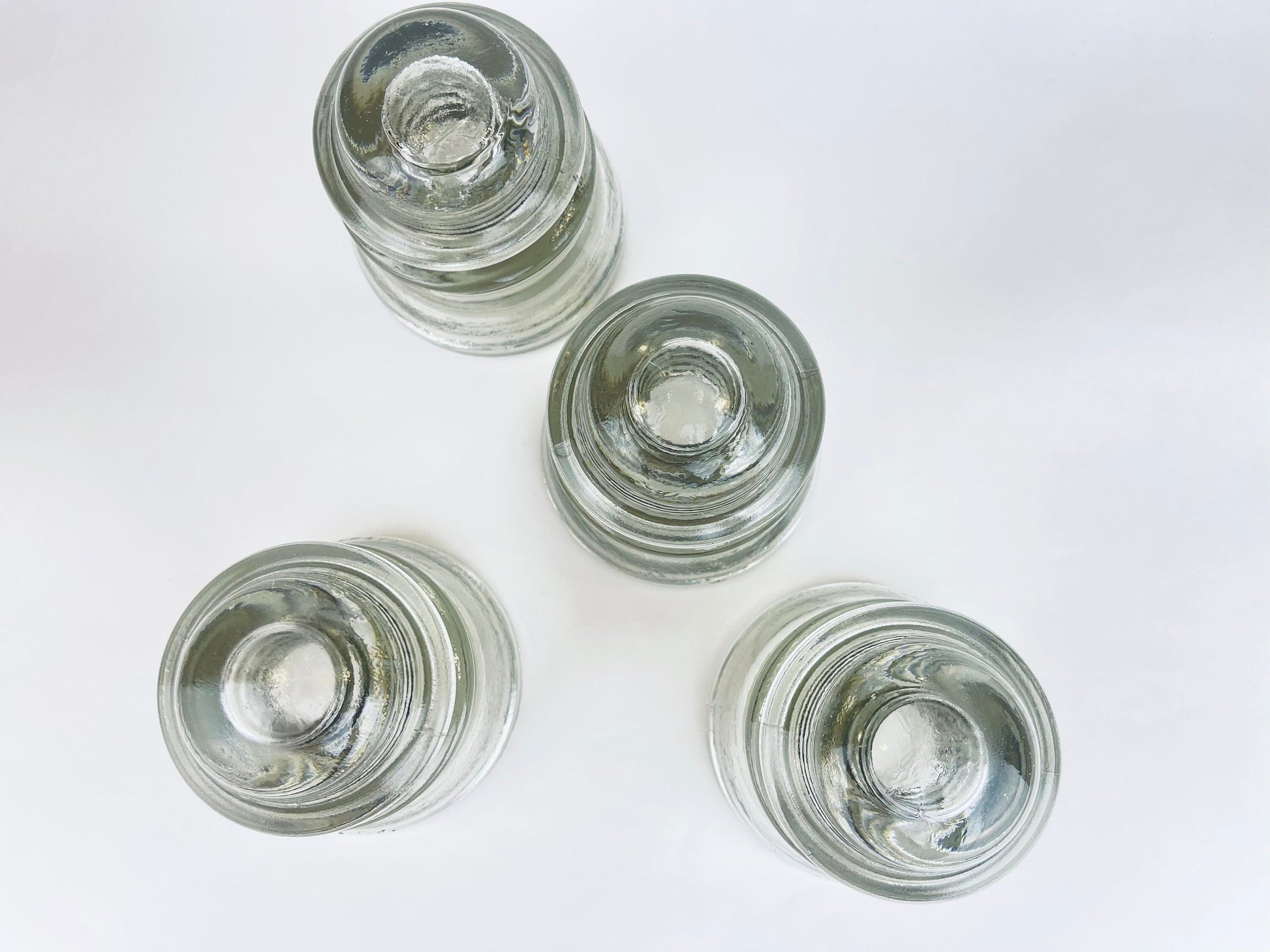 Product image for 'vintage whithall tatum heavy clear glass insulator made in usa sold separately' (view 5644c3)