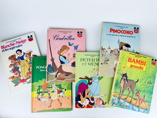 Product image for 'vintage francais walt disney livres pour enfants a couverture rigide vendus separement 1' (view 7229ea)