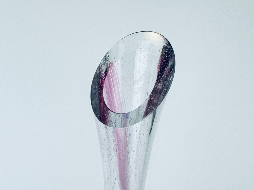 Product image for 'vintage kreativ rocno delo pink bubble crystal vase handmade in rogaska' (view 04cd05)