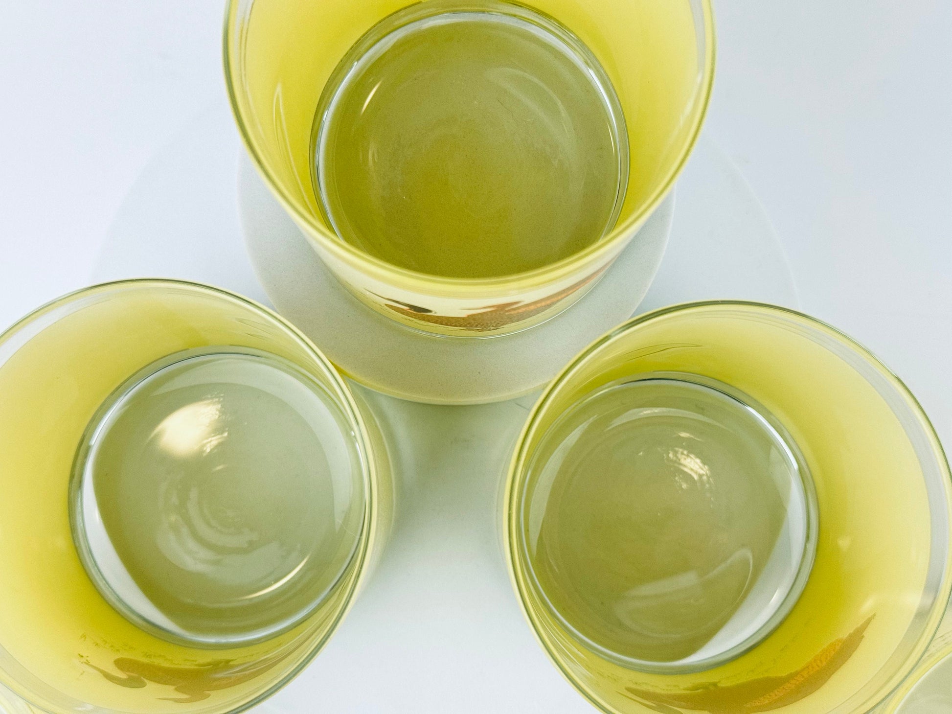 Product image for 'vintage gold stripe and beige duck duo lowball glasses set of five 5 perfect hunter gift' (view 6ffbcc)