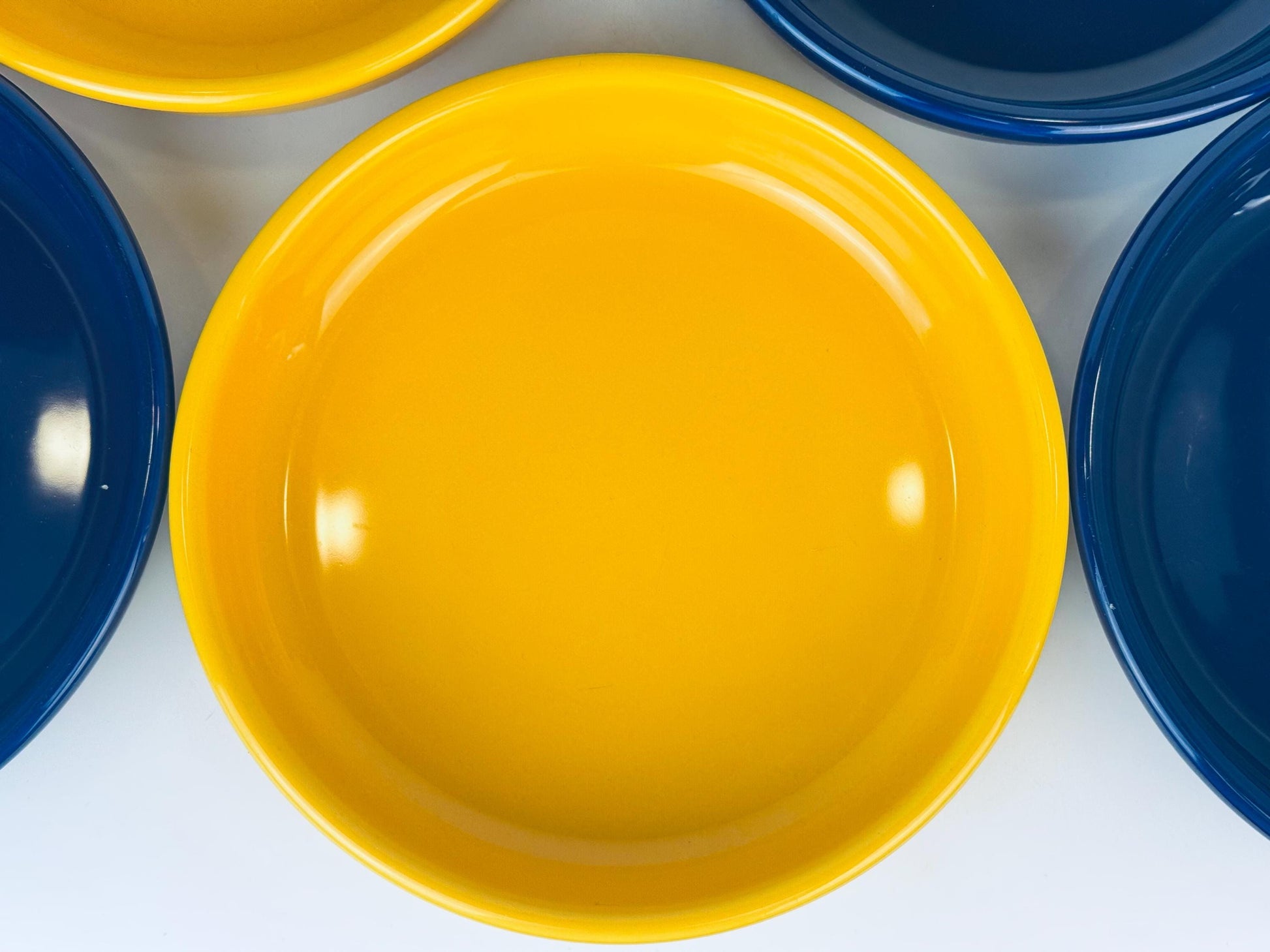 Product image for 'vintage waechtersbach blue bright yellow wide ceramic bowls made in spain sold separately' (view 0eb5a5)
