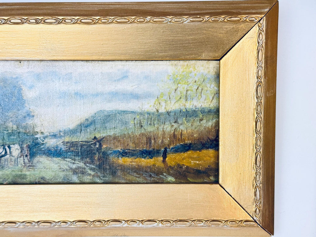 Product image for 'vintage ornate gold painted wooden wall mounted landscape art sold separately' (view 57ee1e)