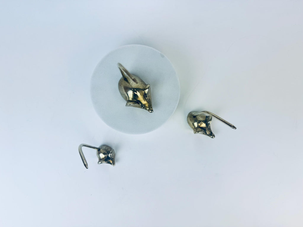 Product image for 'vintage small brass mice jewellery receipt storage set of three 3' (view 9a05d7)