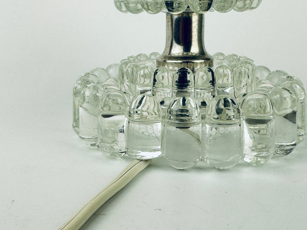 Product image for 'antique clear glass boopie hobnail design table lamp light' (view d5ec13)