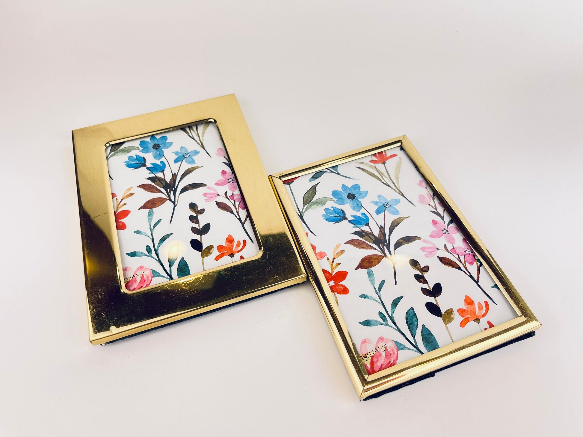 Product image for 'vintage solid brass gold tabletop picture frames 4 x 6 sold separately 1' (view d91649)
