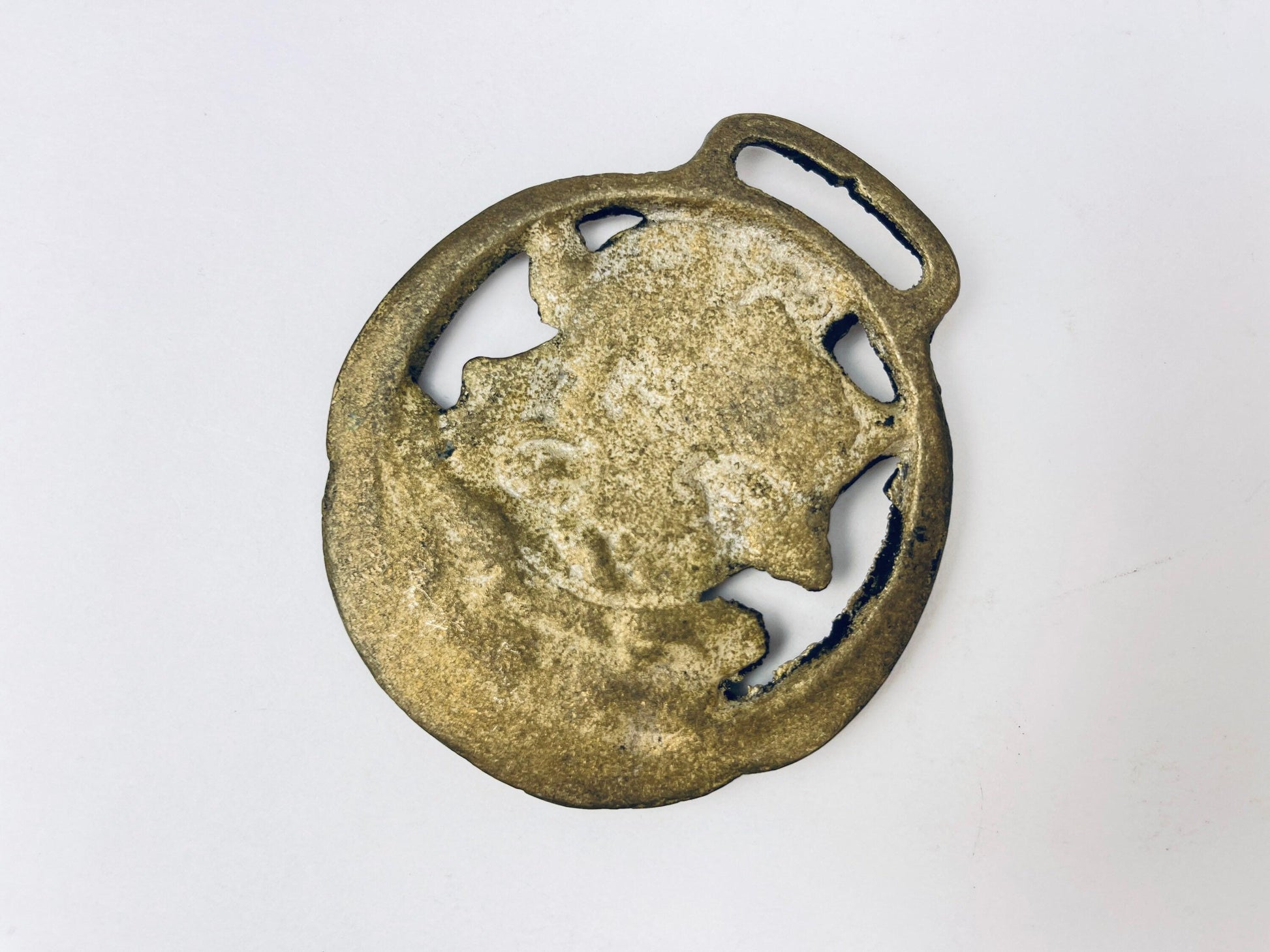 Product image for 'vintage solid brass horse medallion ornaments sold separately' (view 0a214a)
