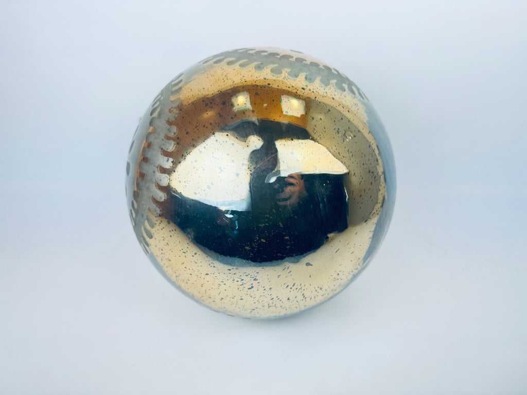Product image for 'vintage x large 10 silver mercury glass christmas tree ornament' (view 158327)