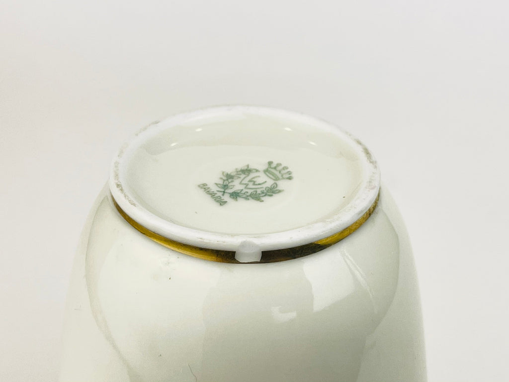 Product image for 'vintage bavaria crown germany patterned vase gold flower blue stripe' (view 556493)