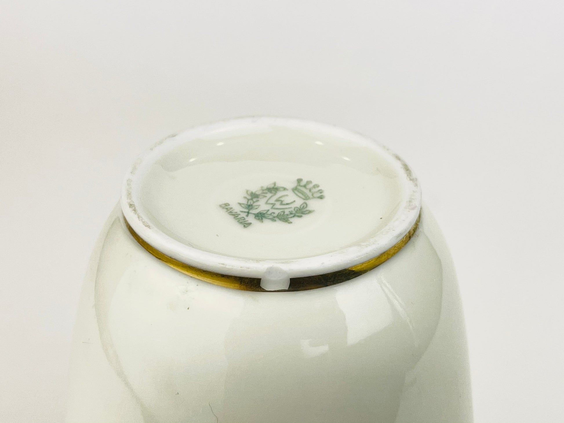 Product image for 'vintage bavaria crown germany patterned vase gold flower blue stripe' (view 556493)