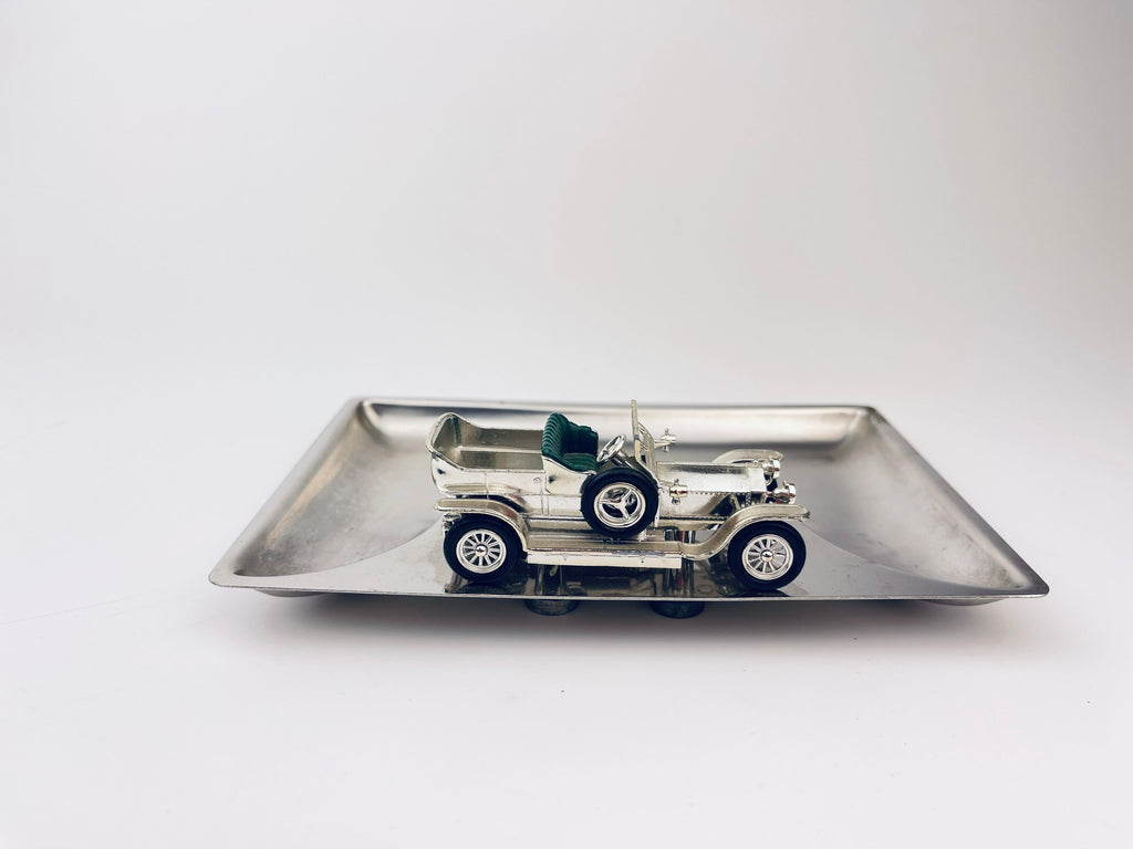 Product image for 'vintage antique car stainless steel ashtray 1907 rolls royce silver ghost made in england by lesney models of yesteryear' (view 42b256)