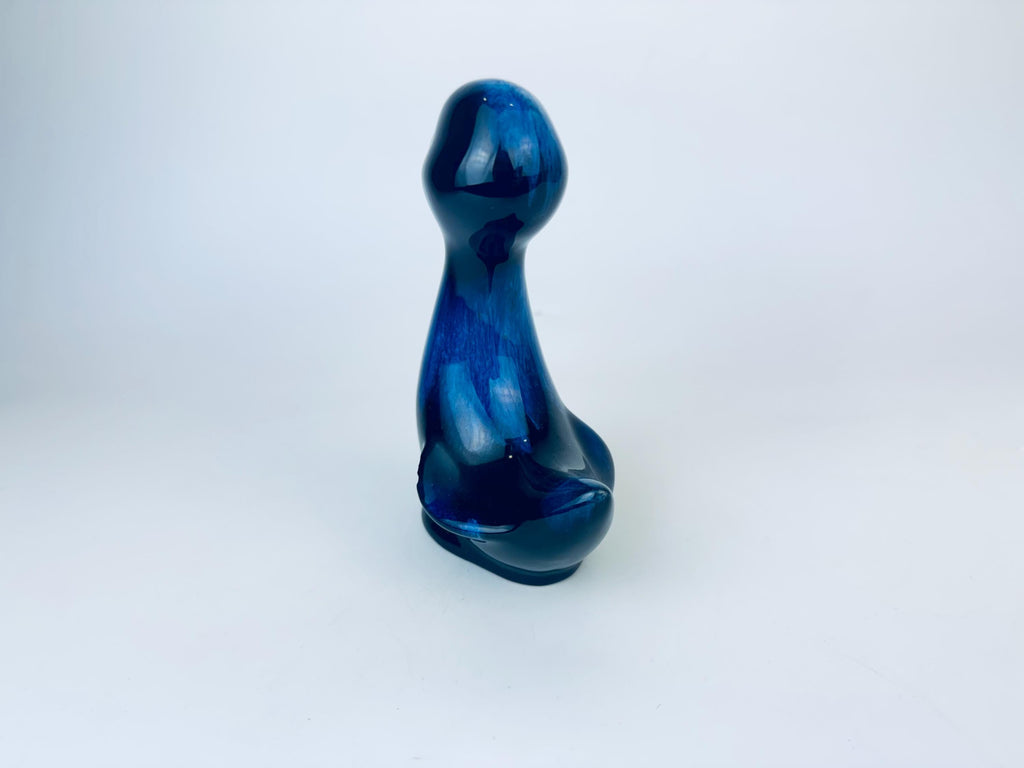 Product image for 'vintage blue drip glazed duck figurine blue mountain pottery bmp made in canada' (view f1968a)
