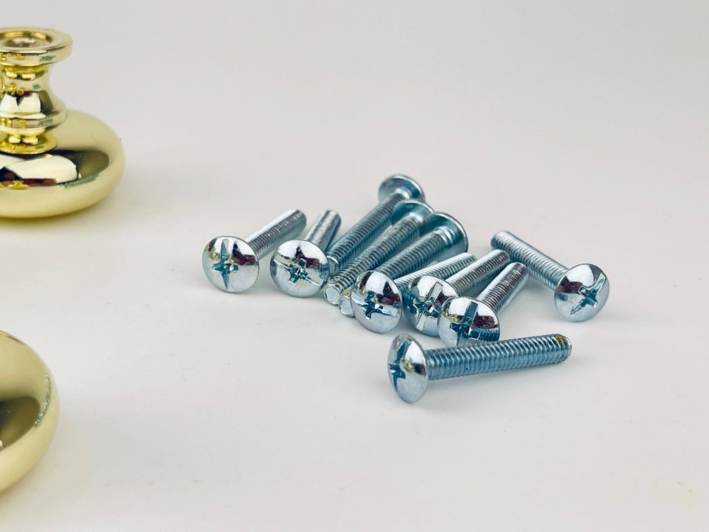 Product image for 'vintage shinny brass round circular knob drawer pull hardware new old stock nos individually priced' (view 8b7443)