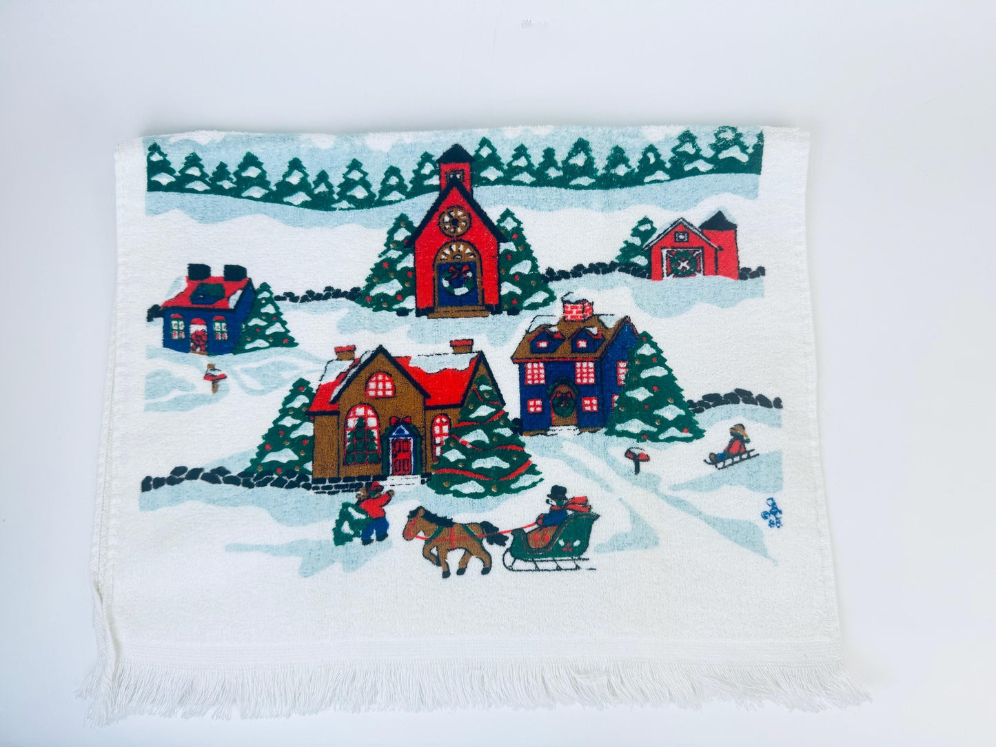 Product image for 'vintage christmas fringe hand towels new old stock nos sold separately' (view 2eb91e)