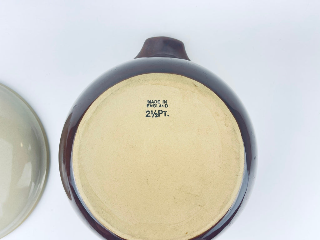 Product image for 'vintage denby england stoneware casserole dish 2 5 pt ovenware baking dish made in england' (view fd243f)