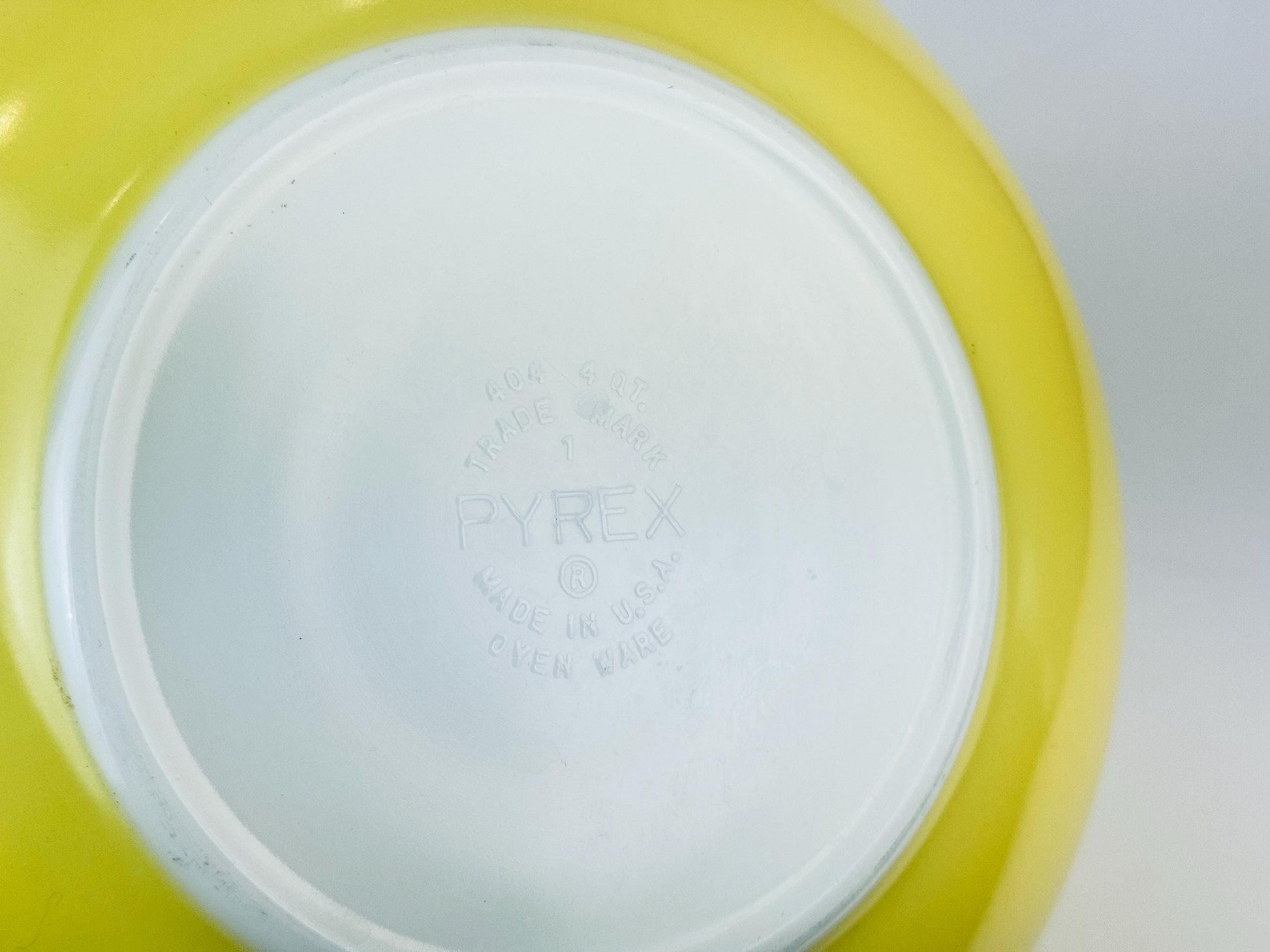 Product image for 'vintage pyrex primary colour yellow mixing bowl original colour bowl' (view 248de8)