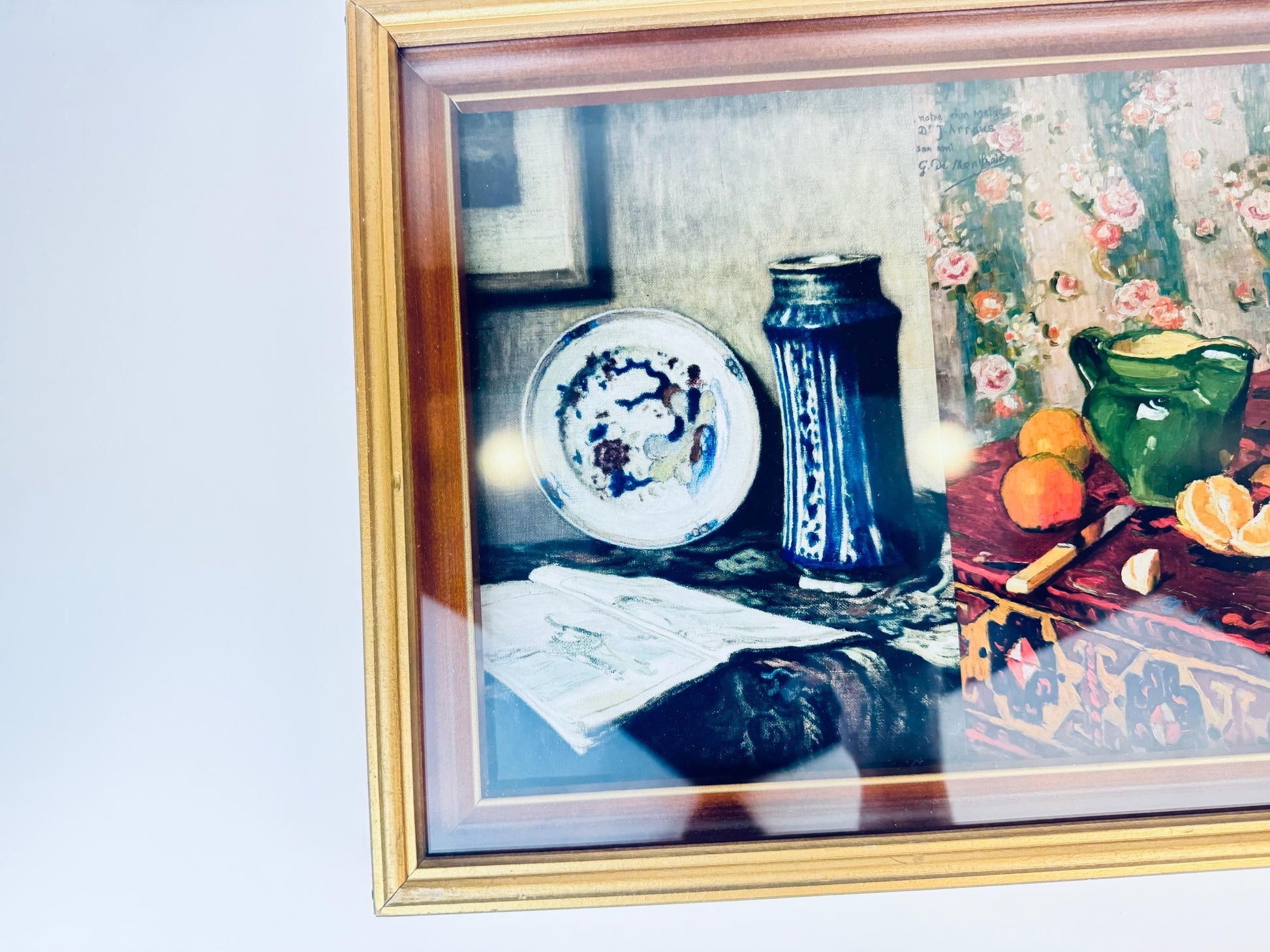 Product image for 'vintage ornate gold painted wood double framed 9 x 12 wall mounted picture frame' (view 24dd44)