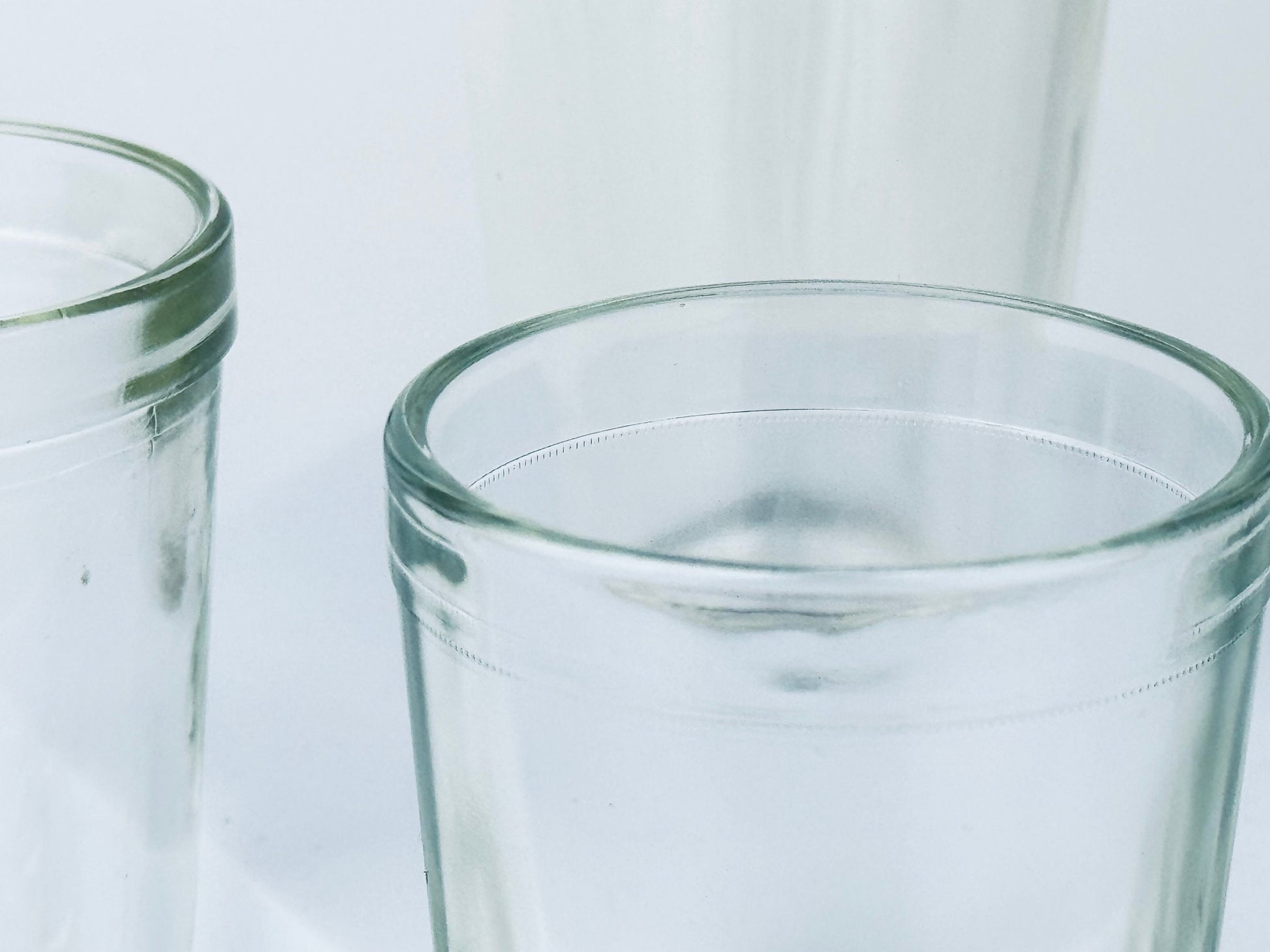 Product image for 'vintage clear juice glasses set of four 4' (view 7992a9)