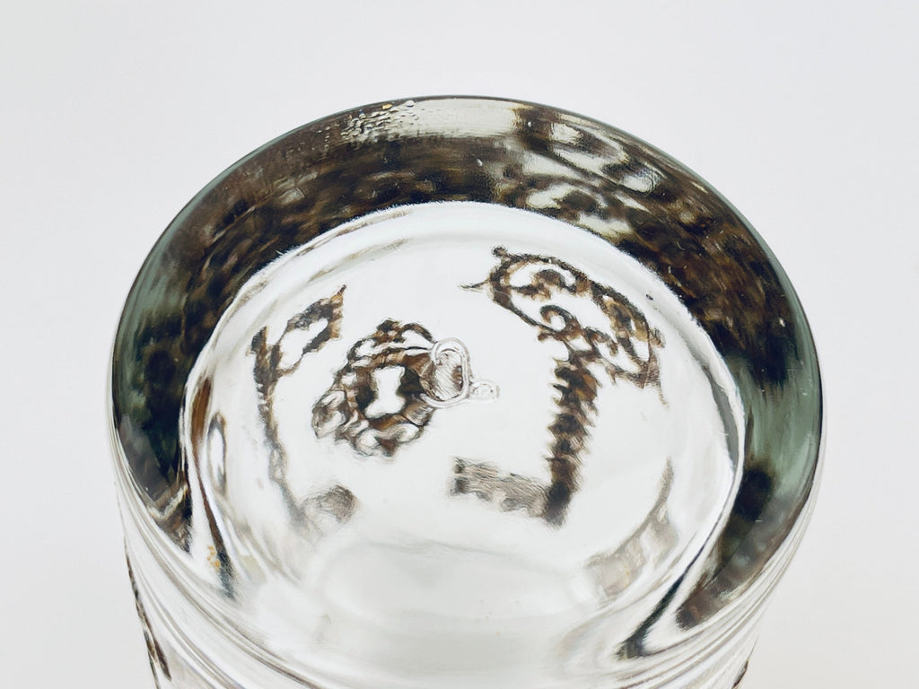 Product image for 'vintage libbey golden embossed skeleton key glasses set of four 4' (view 873faf)