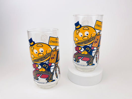 Product image for 'vintage mcdonalds mayor cheese captain crook glass tumblers mcdonaldland action series 1977 sold individually' (view 4c4795)