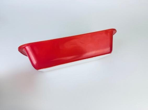 Product image for 'vintage flamingo pink pyrex milk glass loaf pan 212 made in canada' (view fd62e4)