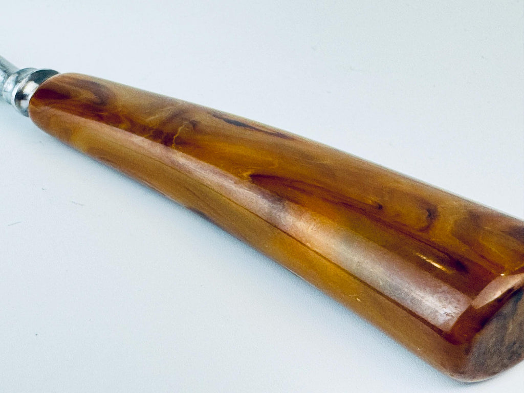 Product image for 'vintage forged steel sheffield bakelite knife sharpener made in england' (view 746fc2)