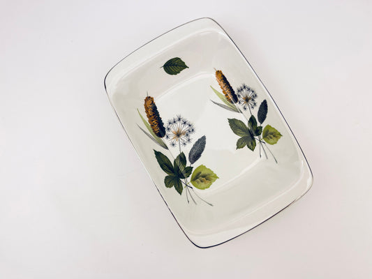 Product image for 'vintage midwinter stylecraft staffordshire england fashion shape candy bowl trinket bowl woodland pond pattern' (view 6c164e)