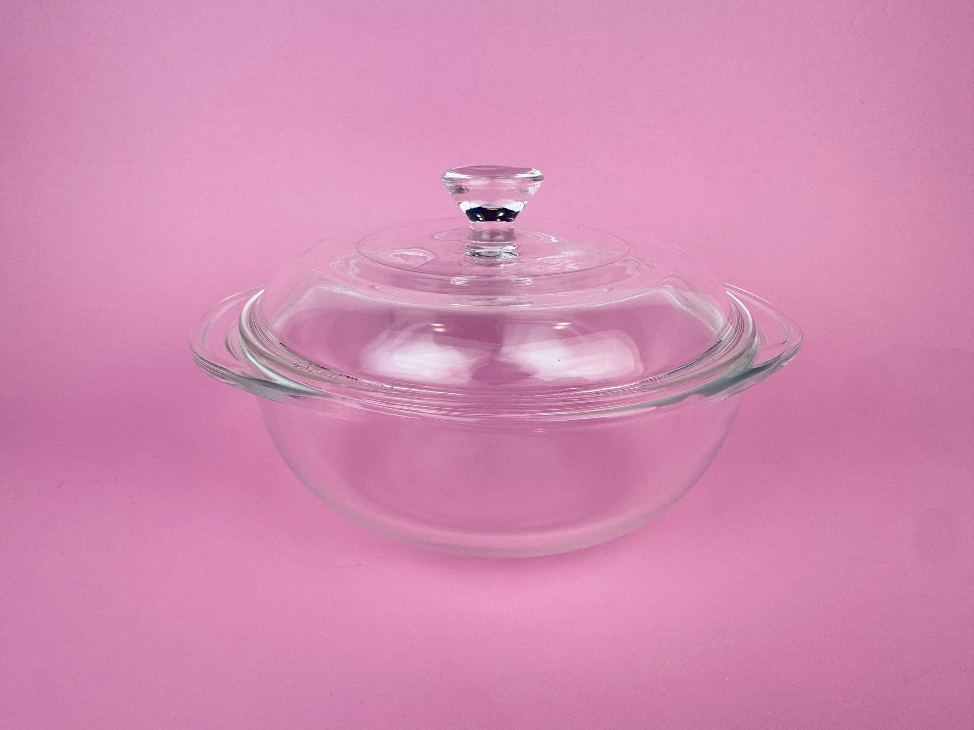 Product image for 'vintage pyrex clear lidded glass casserole dishes sold separately' (view d9d489)