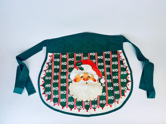 Product image for 'vintage ho ho ho santa christmas waist apron made in canada by kitchenworks' (view 16e132)