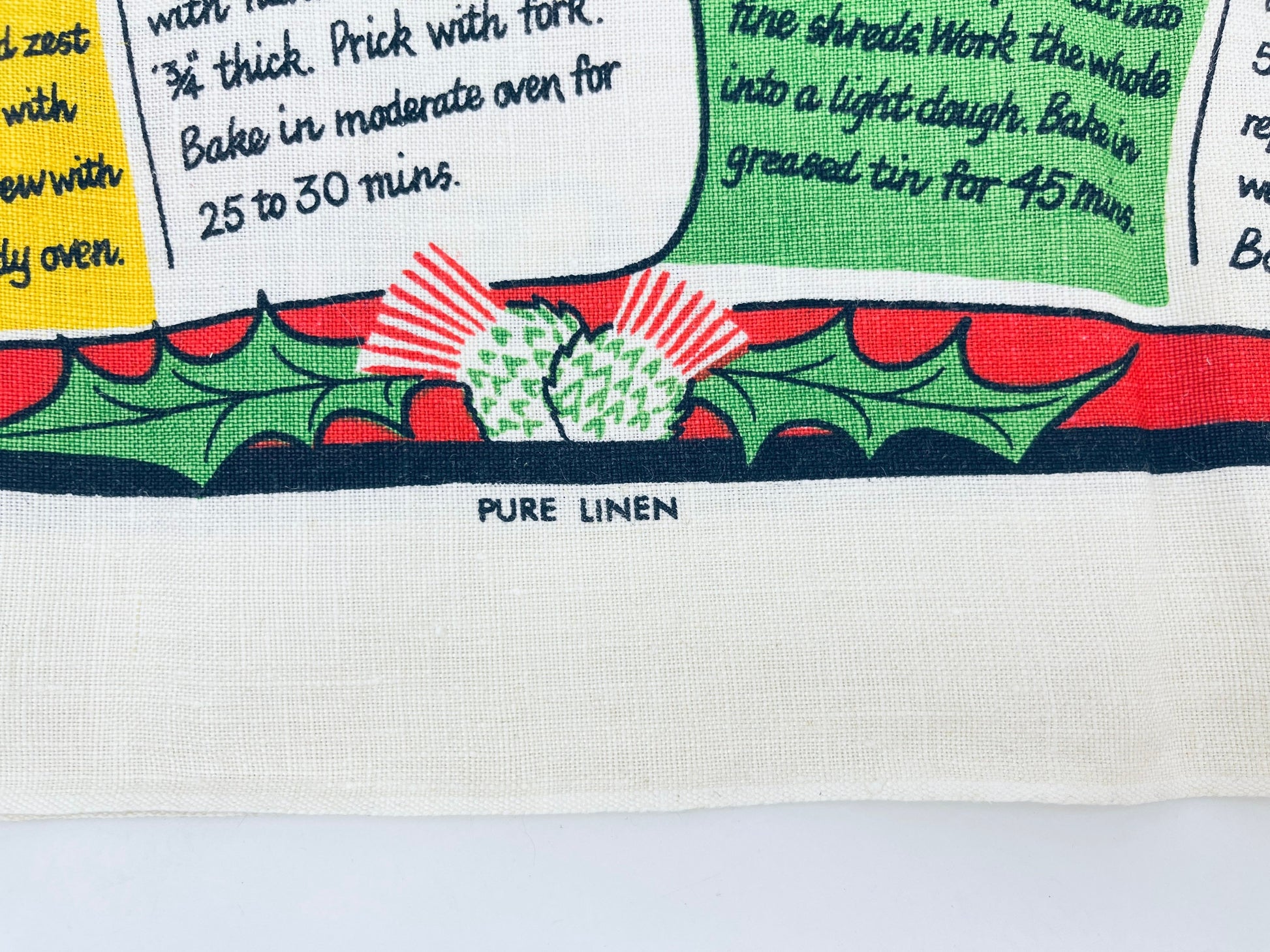 Product image for 'vintage traditional scottish recipes tea towel made in the united kingdom pure linen' (view cfe447)