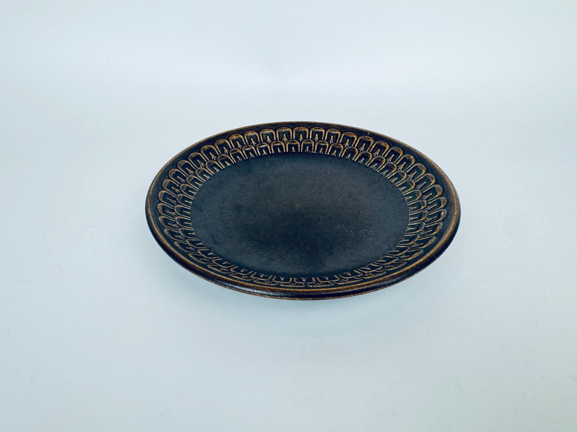 Product image for 'vintage brown pennine pattern wedgwood english plate saucer bowl replacement made in england sold separately' (view e61254)