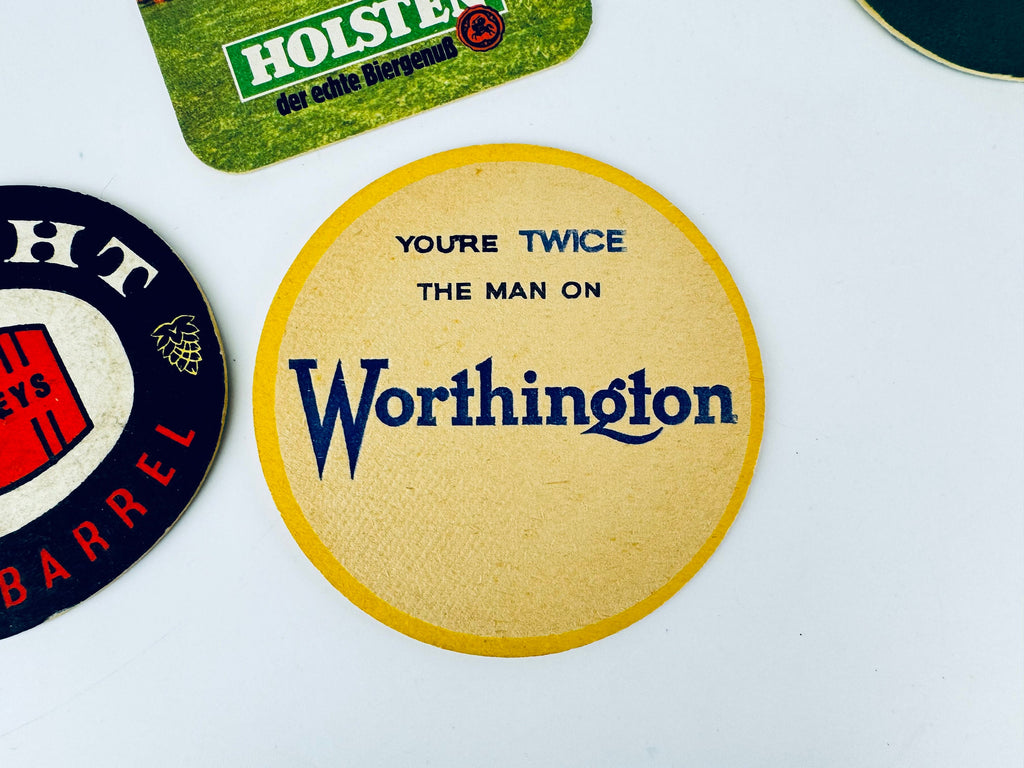 Product image for 'vintage english german beer bar coasters beer cocktail mat sold separately' (view d31473)