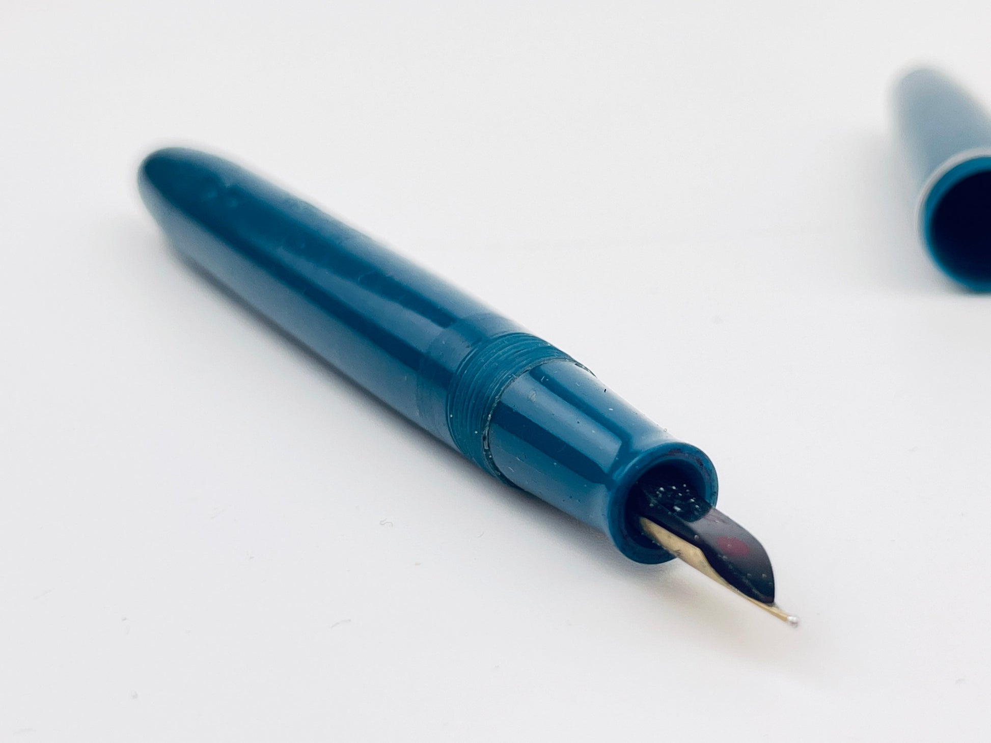 Product image for 'vintage watermans mechanical pencil ink quill pen set blue silver made in canada for smoothest writing quality' (view f8fa82)