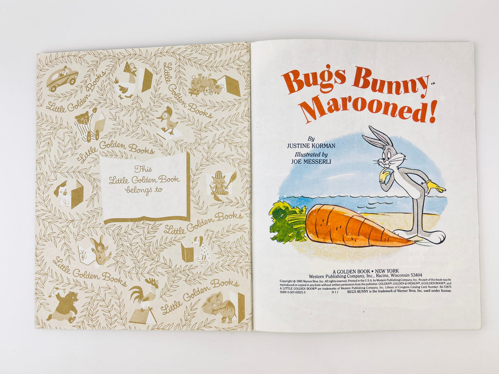 Product image for 'vintage bugs bunny book a little golden book hardcover book' (view 8d0f91)
