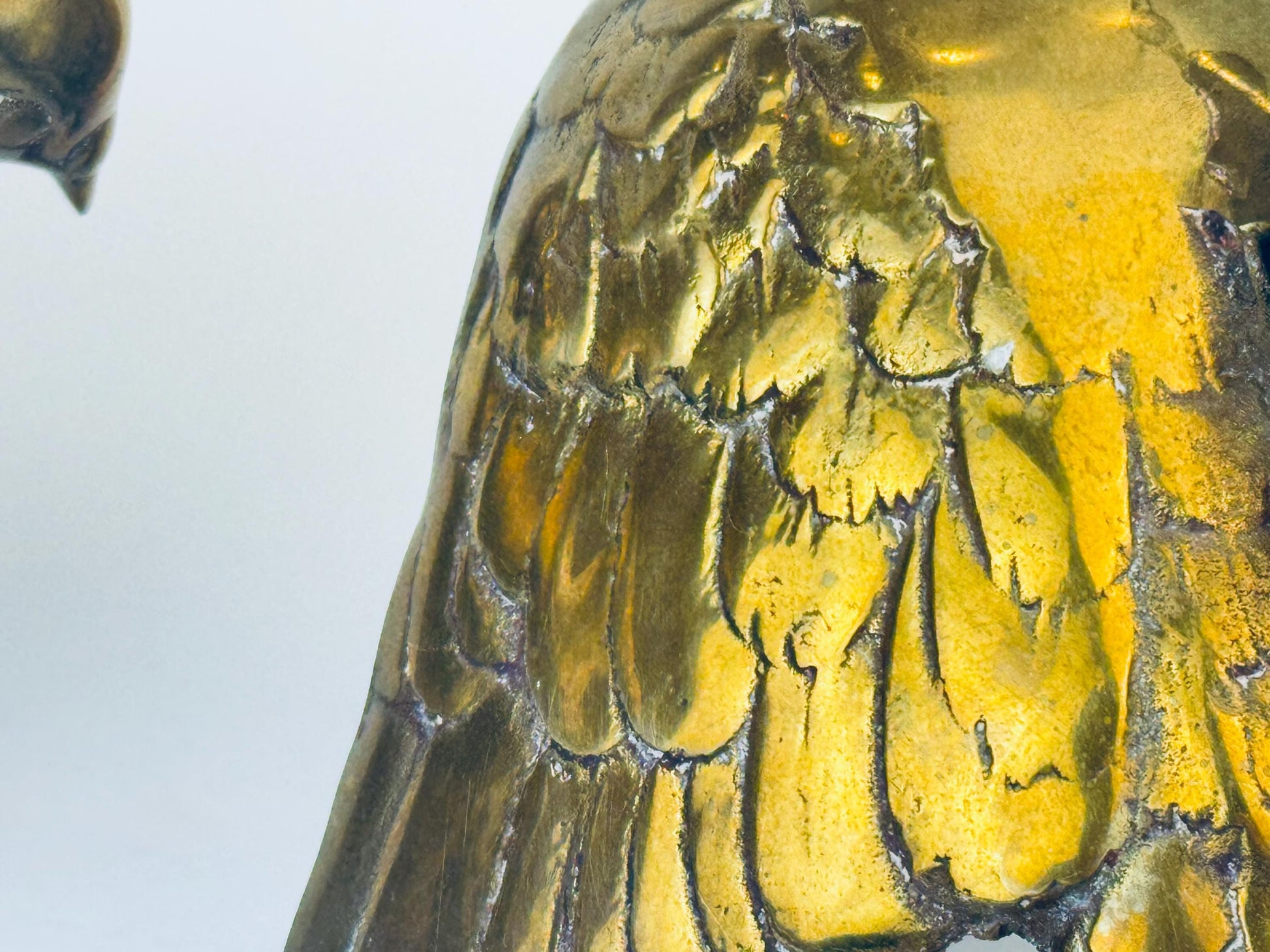 Product image for 'vintage solid brass figurine birds sculpture set of two 2' (view 02d4e0)