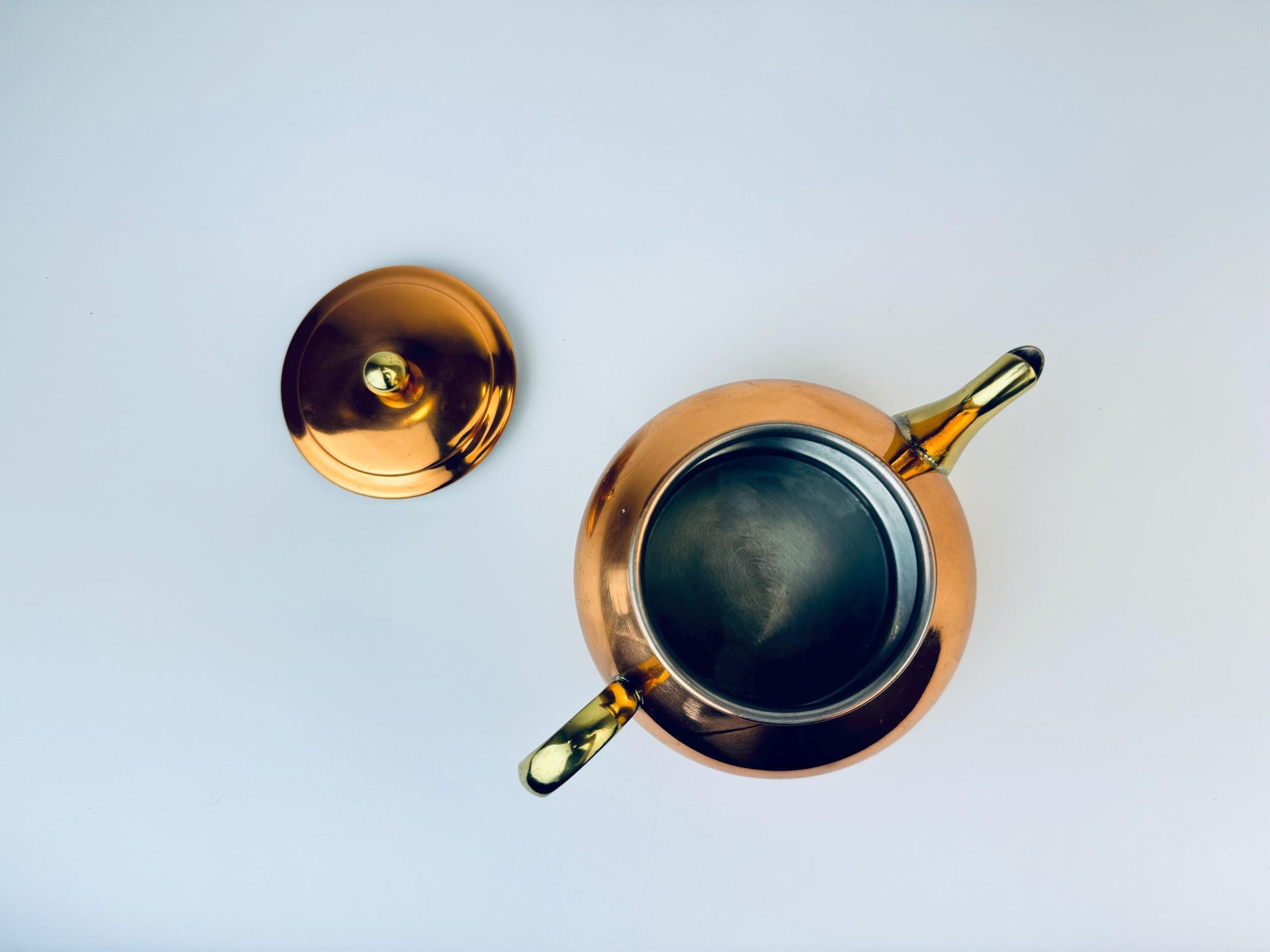 Product image for 'vintage tagus copper brass small teapot made in portugal' (view 7a86cf)