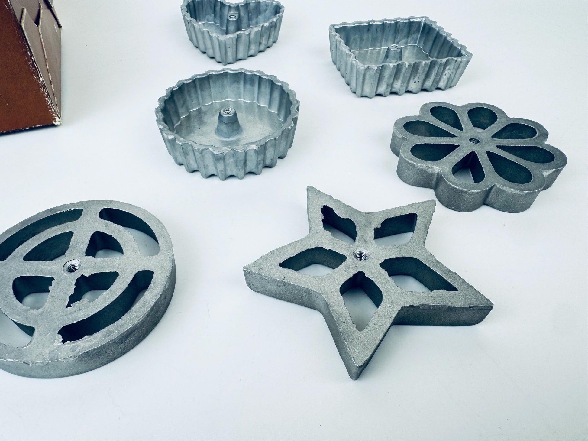 Product image for 'vintage nordic ware rosette timbale iron set scandinavian pastry molds' (view 36505d)