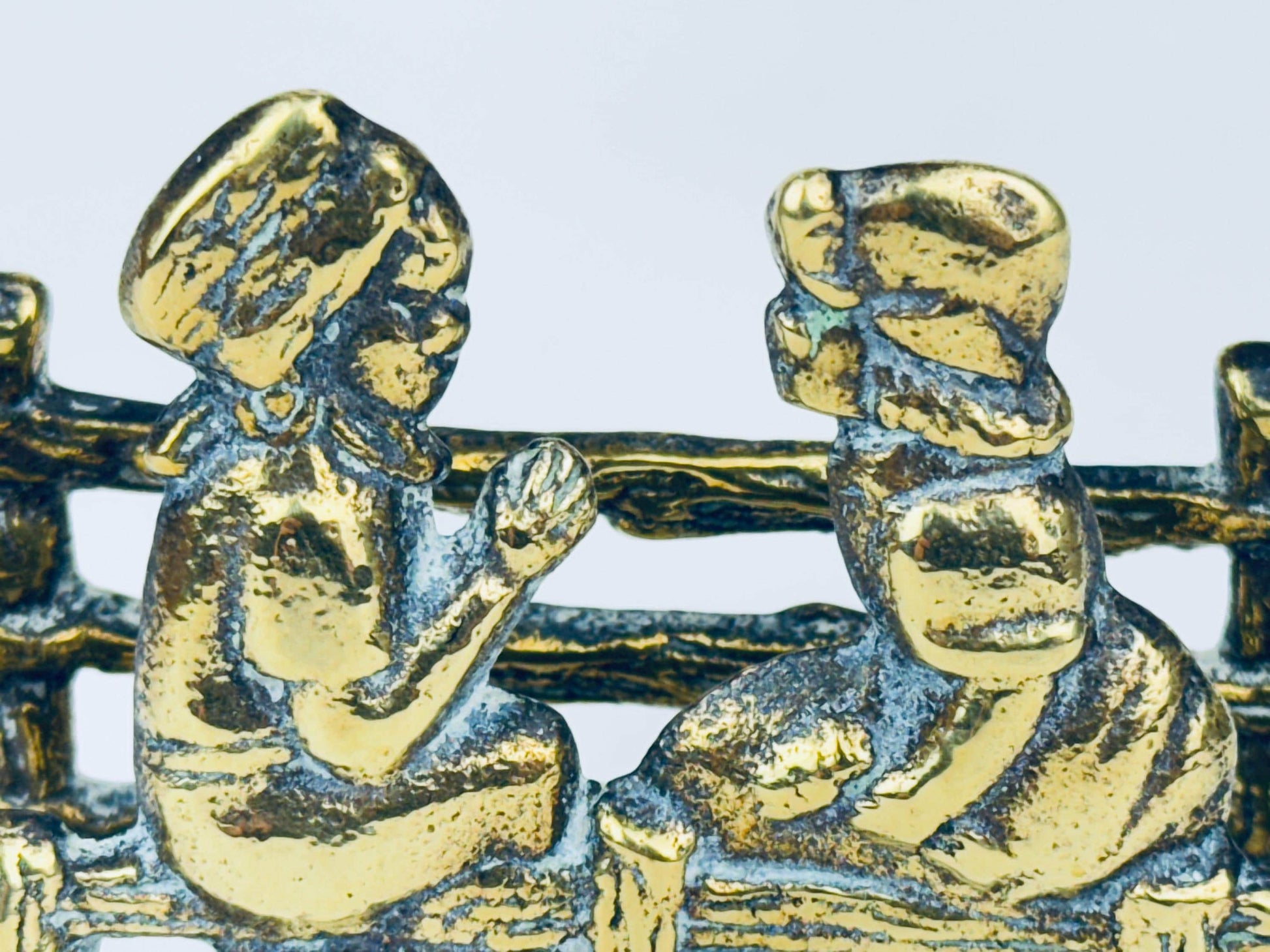 Product image for 'vintage solid brass letter holder office organiser' (view c81ba5)