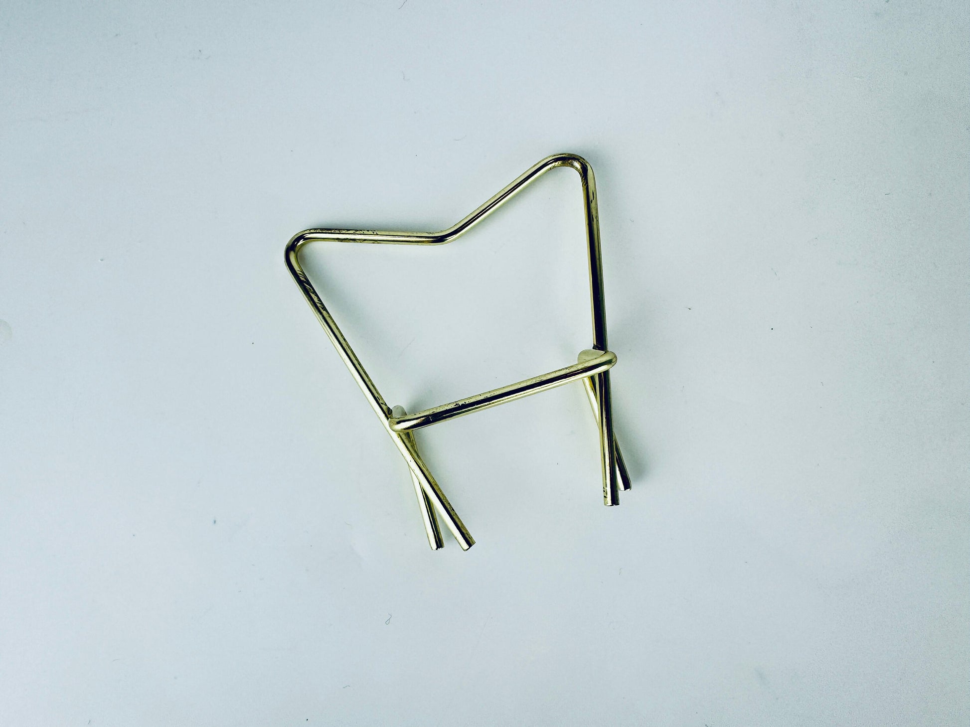 Product image for 'vintage hazel atlas gold metal chip dip bracket replacement clip' (view 5768e3)