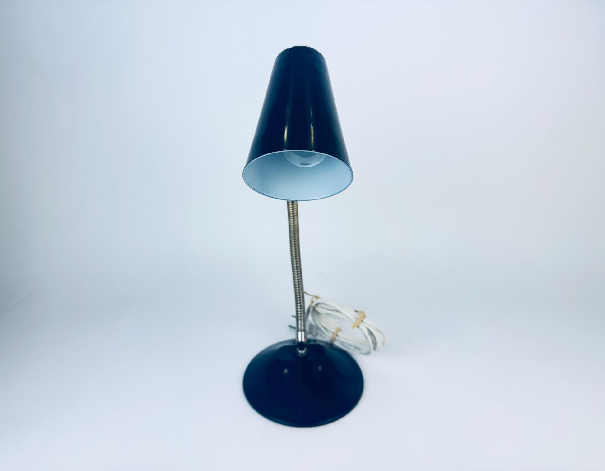 Product image for 'vintage retro black metal desk home office task lamp adjustable gooseneck twist switch' (view 7a506e)