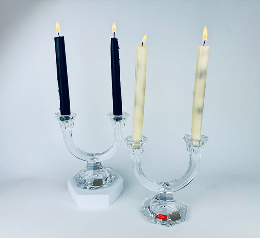 Product image for 'vintage mikasa austria crystal dual candlestick holders set of two 2' (view 202644)